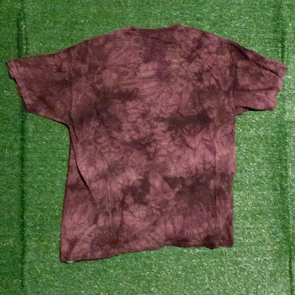 THE MOUNTAIN 2013 MENS T SHIRT PURPLE TIE DYE HORSES NATURE TEE SIZE XXL - Picture 2 of 5